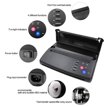 Hot Sale Tattoo Transfer Machine Drawing Thermal Stencil Copier Printer Machine with Tattoo Transfer Paper for Tattoo Supplies
Hot Sale Tattoo Transfer Machine Drawing Thermal Stencil Copier Printer Machine with Tattoo Transfer Paper for Tattoo Supplies