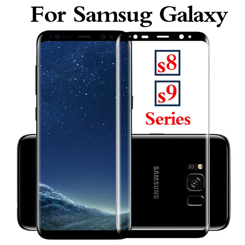 Protective Glass on galaxy s8 s9 plus s8plus s9plus Screen Protector Case for samsung glaxy s 8 9 8plus 9plus cover film glas 3d |