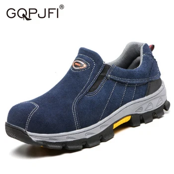 Steel Toe Safety Work Shoes Men 2019 Fashion Summer Breathable Slip On Casual Boots Mens Labor Insurance Puncture Proof Shoe
Steel Toe Safety Work Shoes Men 2019 Fashion Summer Breathable Slip On Casual Boots Mens Labor Insurance Puncture Proof Shoe