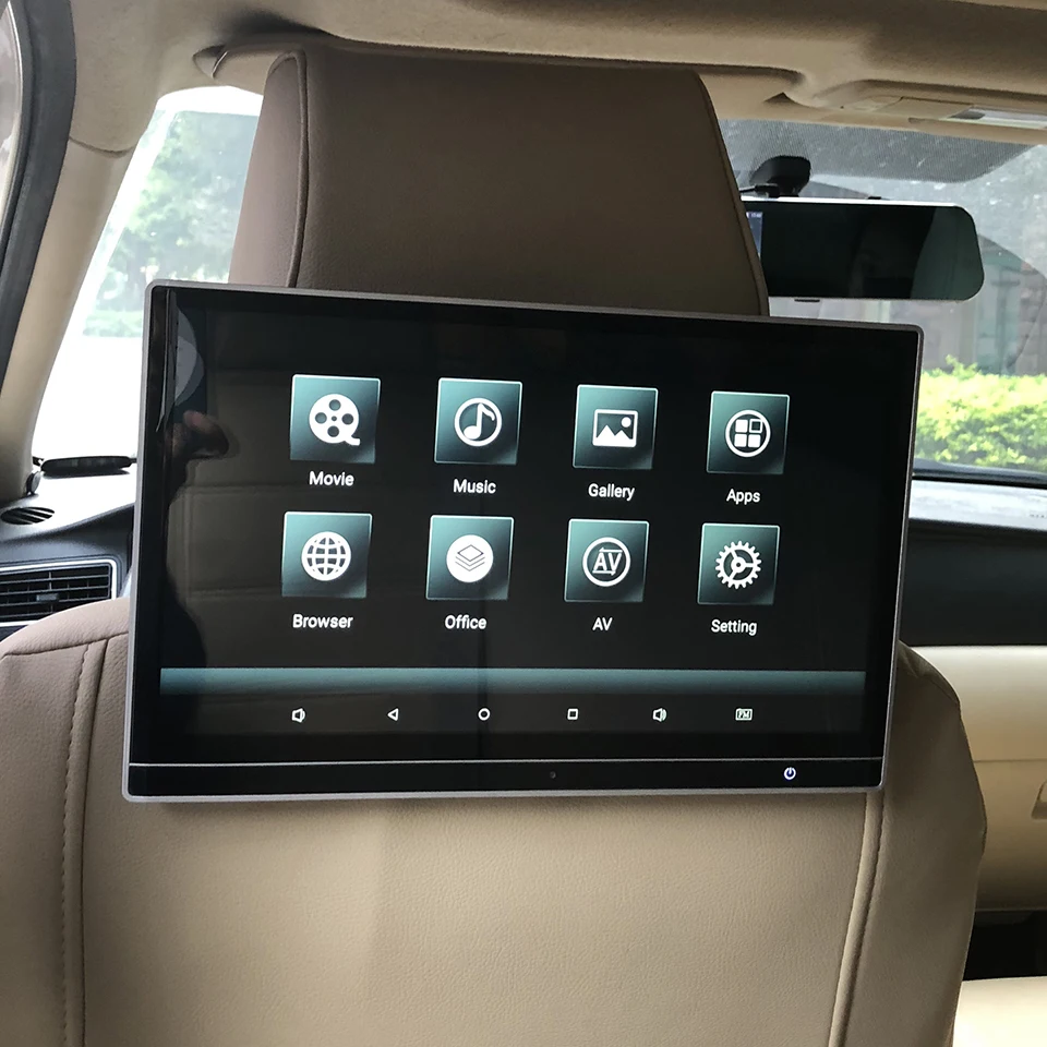 Монитор на подголовник автомобиля с Android 10 0 OS WiFi Bluetooth-совместим Porsche Panamera Cayenne Macan