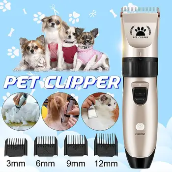 Professional Rechargeable Dog Cat Hair Trimmer Low-noise Electrical Pet Hair Clipper Remover Cutter Grooming Pet Haircut Machine
Professional Rechargeable Dog Cat Hair Trimmer Low-noise Electrical Pet Hair Clipper Remover Cutter Grooming Pet Haircut Machine