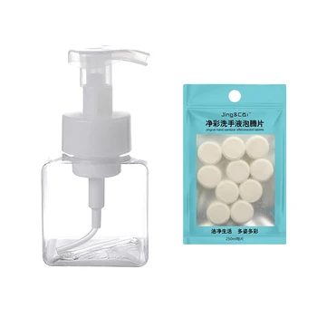 Effervescent Tablets Refillable Bottles Hand Sanitizer Detergent 250ML 305ml Pressure Blistering Bottle Germicidal Disinfectant
Effervescent Tablets Refillable Bottles Hand Sanitizer Detergent 250ML 305ml Pressure Blistering Bottle Germicidal Disinfectant