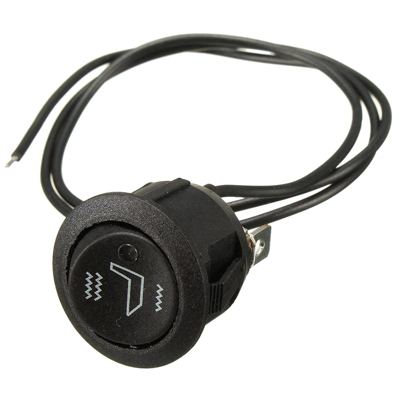 3 Pin Car Universal Seat Heating Switch Round Rocker Switch Switch On/ Off Control Black
3 Pin Car Universal Seat Heating Switch Round Rocker Switch Switch On/ Off Control Black