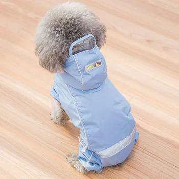 Waterproof dog raincoat doggy full package spring and summer small dog Teddy cute cat clothing supplies 
Waterproof dog raincoat doggy full package spring and summer small dog Teddy cute cat clothing supplies