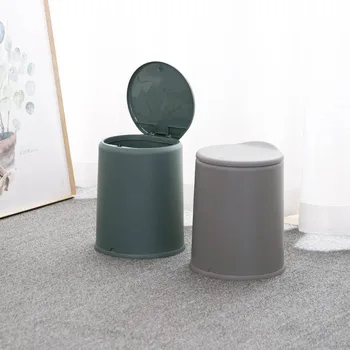 Large Size Trash Can Pressing Type Trash Bin Desktop Plastic Dustbin Wastebasket Kitchen Living Room Round Garbage Bin Can
Large Size Trash Can Pressing Type Trash Bin Desktop Plastic Dustbin Wastebasket Kitchen Living Room Round Garbage Bin Can