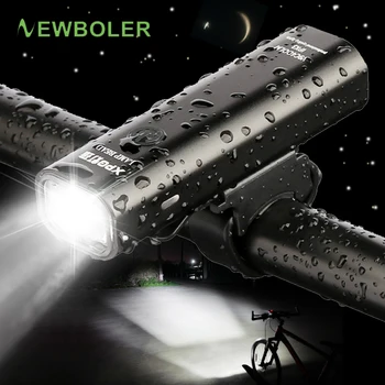 NEWBOLER Flashlight For Bicycle 2200mAh USB Rechargeable Bike Front Light With Tail Light Bicycle Headlight LED Lamp Accessories
NEWBOLER Flashlight For Bicycle 2200mAh USB Rechargeable Bike Front Light With Tail Light Bicycle Headlight LED Lamp Accessories