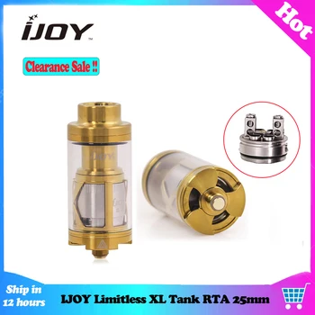 E Cigarette Atomizer Original IJOY Limitless XL Tank 25mm 50W-215W 4ml Capacity Airflow Rebuildable Atomizer vs Wotofo Unity RTA
E Cigarette Atomizer Original IJOY Limitless XL Tank 25mm 50W-215W 4ml Capacity Airflow Rebuildable Atomizer vs Wotofo Unity RTA