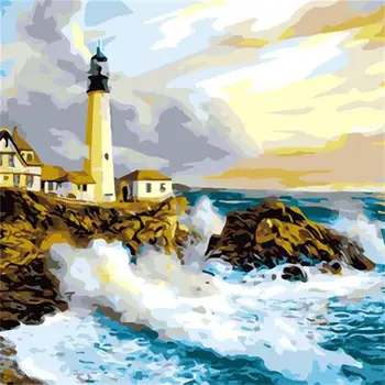 Lighthouse and sea oil painting Personalised Paint By Numbers Photo DIY Oil Painting By Number Picture Drawing Frame Canvas
Lighthouse and sea oil painting Personalised Paint By Numbers Photo DIY Oil Painting By Number Picture Drawing Frame Canvas
