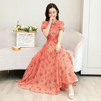 In summer the new charge show thin waist height posed printed fairy long short-sleeved dress to restore ancient ways big yards
In summer the new charge show thin waist height posed printed fairy long short-sleeved dress to restore ancient ways big yards
