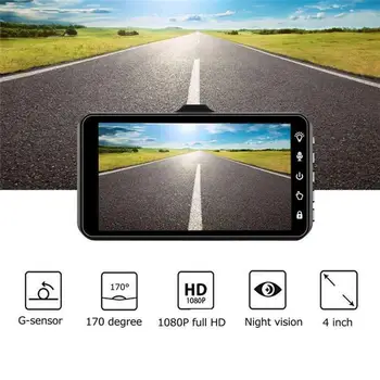 Car DVR Dash Camera HD 1080P Auto Digital Video Recorder Dual Camera Video IPS 4.0 "HD Touch Night Vision Wide Angle Dashcam
Car DVR Dash Camera HD 1080P Auto Digital Video Recorder Dual Camera Video IPS 4.0 "HD Touch Night Vision Wide Angle Dashcam