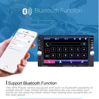 Car MP5 Player Stereo MP3 MP4 Player 6.6" Touch Screen Video Hands-free Bluetooth Universal HD Car Multimedia Player Andriod
Car MP5 Player Stereo MP3 MP4 Player 6.6" Touch Screen Video Hands-free Bluetooth Universal HD Car Multimedia Player Andriod