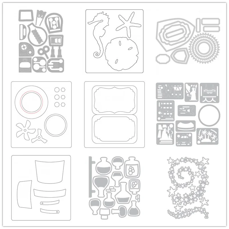 2019 3D New Layer Metal Cutting Dies and Scrapbooking For Paper Making Decoration Labels Embossing Frame Card Dies Set
2019 3D New Layer Metal Cutting Dies and Scrapbooking For Paper Making Decoration Labels Embossing Frame Card Dies Set