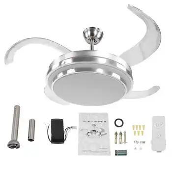 42 LED Ceiling Fan with 3 Color Changing Lights with Remote Control for Bedroom Decrotion Modern Nordic Living Room Light
42 LED Ceiling Fan with 3 Color Changing Lights with Remote Control for Bedroom Decrotion Modern Nordic Living Room Light
