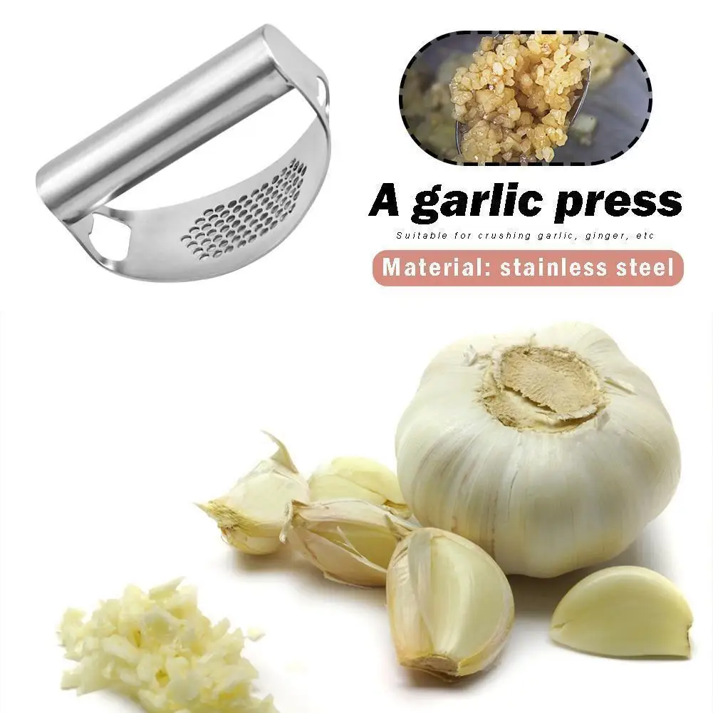 Manual Garlic Presser Curved Garlic Grinding Slicer Chopper Tool Gadgets Presses Multi-function Garlic Steel Kitchen Stainl Q7L8
Manual Garlic Presser Curved Garlic Grinding Slicer Chopper Tool Gadgets Presses Multi-function Garlic Steel Kitchen Stainl Q7L8