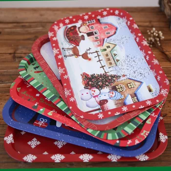 Christmas Decoration Tinplate Storage Tray Food Serving Plate Fruit Tray Holiday Storage Organizer Decorations Random Color
Christmas Decoration Tinplate Storage Tray Food Serving Plate Fruit Tray Holiday Storage Organizer Decorations Random Color