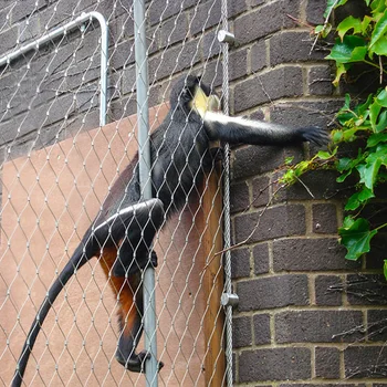 Enclosure Animal Metal 304 stainless steel wire rope mesh/ zoo mesh/bird netting
Enclosure Animal Metal 304 stainless steel wire rope mesh/ zoo mesh/bird netting