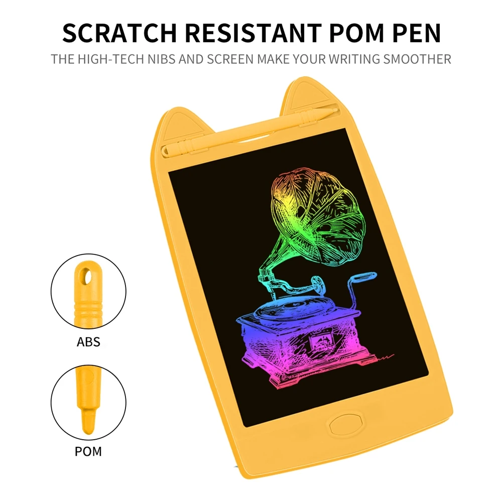 LCD Writing Board 8.5 Inch Drawing Tablet for Kids, e-Writer Doodle Board and Colorful Screen Scribble Pad for Kids Ages 3+ Gold
LCD Writing Board 8.5 Inch Drawing Tablet for Kids, e-Writer Doodle Board and Colorful Screen Scribble Pad for Kids Ages 3+ Gold