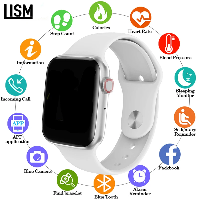 44mm Smart Watch Series 4 Clock Push Message Bluetooth Connectivity For IOS apple iPhone 6 7 8 X Smartwatch iwo 10 Android phone
44mm Smart Watch Series 4 Clock Push Message Bluetooth Connectivity For IOS apple iPhone 6 7 8 X Smartwatch iwo 10 Android phone