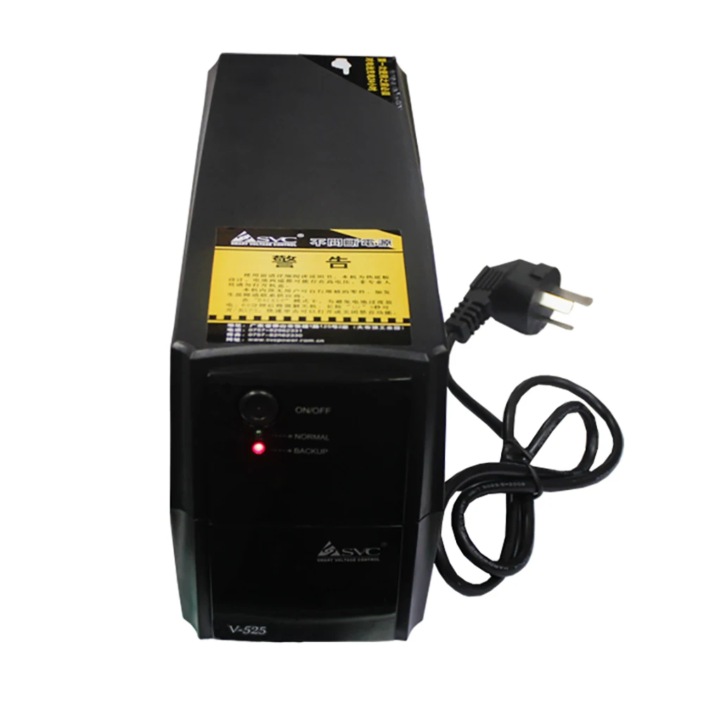 SVC UPS Uninterruptible Power Supply Backup Intelligent Uninterruptible Power System Built-in Battery V-525 300W Y
SVC UPS Uninterruptible Power Supply Backup Intelligent Uninterruptible Power System Built-in Battery V-525 300W Y