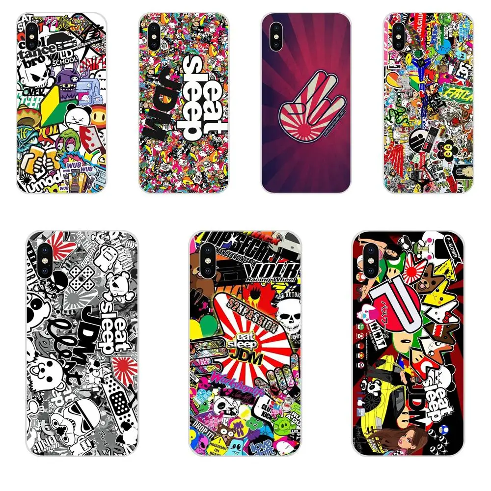 Painted Cover Style Design Phone Case Sticker Bomb Eat Sleep Jdm For Apple iPhone 4 4S 5 5C 5S SE 6 6S 7 8 Plus X XS Max XR
Painted Cover Style Design Phone Case Sticker Bomb Eat Sleep Jdm For Apple iPhone 4 4S 5 5C 5S SE 6 6S 7 8 Plus X XS Max XR