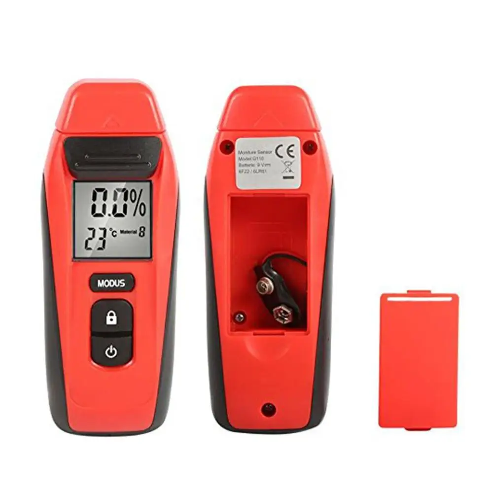 G110 Wood Moisture Tester Moisture Sensor LCD Display Digital Humidity 0.1% Accuracy Moisture Meter
G110 Wood Moisture Tester Moisture Sensor LCD Display Digital Humidity 0.1% Accuracy Moisture Meter