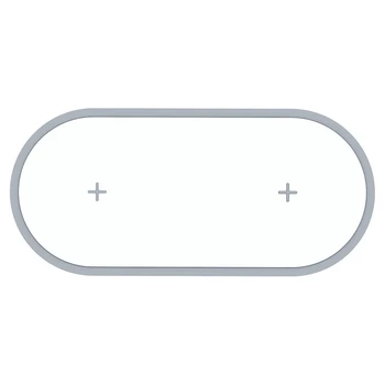 Two-Seat Wireless Charger 10W Fast Charge Applicable for Apple Xiaomi Huawei Oppo Smart Watch and Other Two Devices Charging--Wh
Two-Seat Wireless Charger 10W Fast Charge Applicable for Apple Xiaomi Huawei Oppo Smart Watch and Other Two Devices Charging--Wh
