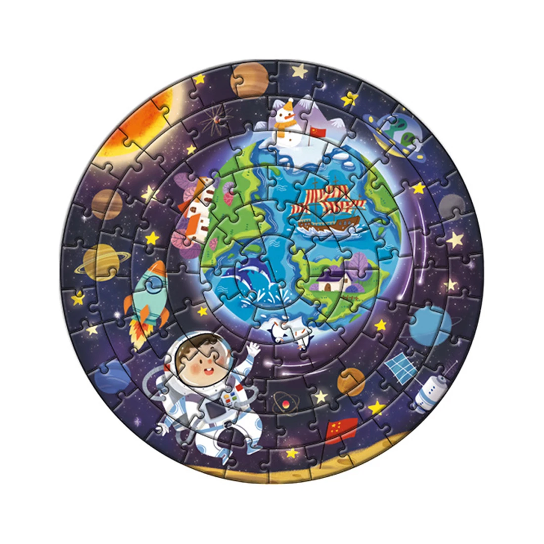100Pcs Children Interesting Jigsaw Learning Puzzle Space Adventure Pattern Jigsaw Educational Toy Gift For Birthday
100Pcs Children Interesting Jigsaw Learning Puzzle Space Adventure Pattern Jigsaw Educational Toy Gift For Birthday