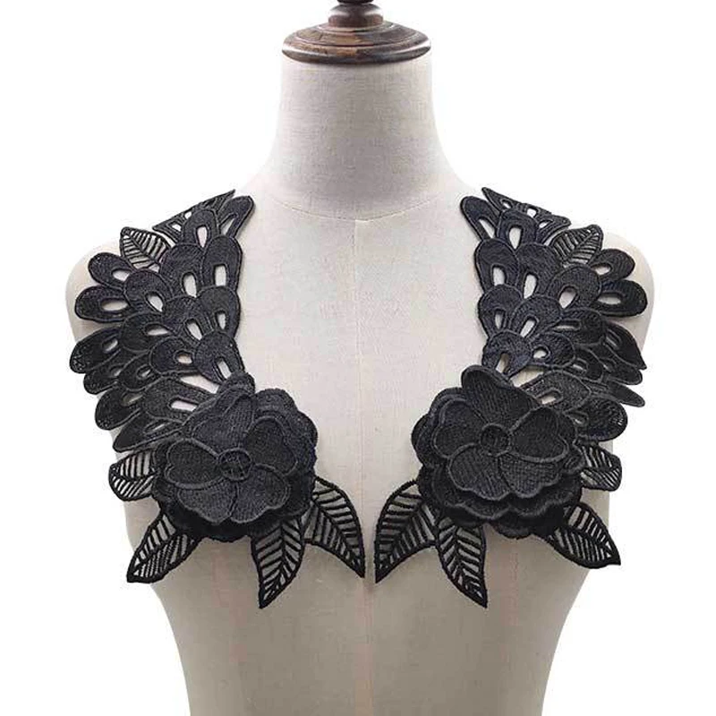 1pc Black Embroidery Collar Venise Sequin Floral Embroidered Applique Lace Neckline Collar Garment Accessories Scrapbooking
1pc Black Embroidery Collar Venise Sequin Floral Embroidered Applique Lace Neckline Collar Garment Accessories Scrapbooking