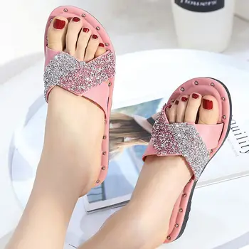 Sequin cloth bling slippers lady summer shoes 2020 trendy rhinestone ins shoes womens slippers 
Sequin cloth bling slippers lady summer shoes 2020 trendy rhinestone ins shoes womens slippers