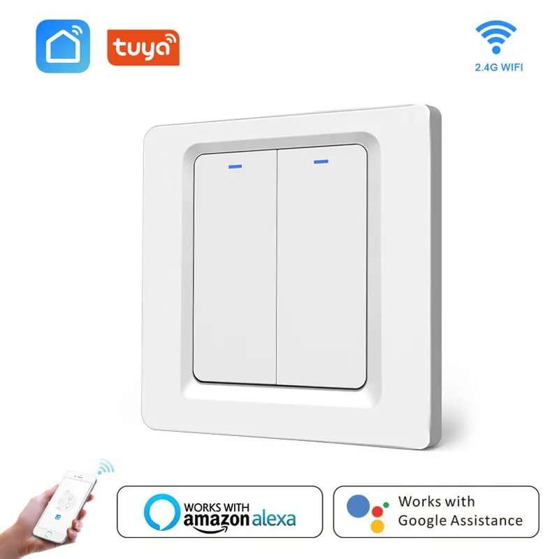 WiFi Smart Switch touch screen 220V EU Bedroom/wall lights 1 2 3 Gang APP remote control Switch Use Alexa voice control IFTTT
WiFi Smart Switch touch screen 220V EU Bedroom/wall lights 1 2 3 Gang APP remote control Switch Use Alexa voice control IFTTT