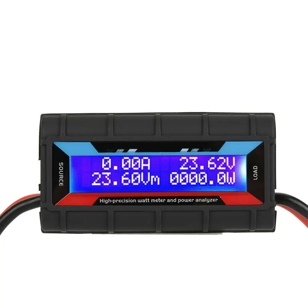 130AMP Watt Meter Solar Wind Power Analyzer LCD Electricity Monitor Volt Tester(Black)
130AMP Watt Meter Solar Wind Power Analyzer LCD Electricity Monitor Volt Tester(Black)