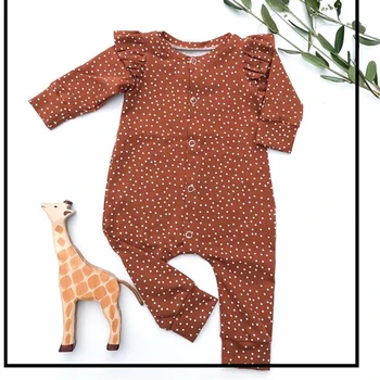 0-18M Newborn Baby Girl Polka Dots Romper Long Sleeve Ruffles Single Breasted Jumpsuit Playsuit Outfit Clothes
0-18M Newborn Baby Girl Polka Dots Romper Long Sleeve Ruffles Single Breasted Jumpsuit Playsuit Outfit Clothes