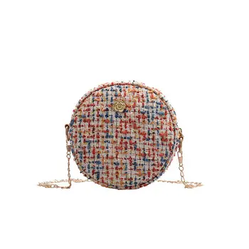New Bohemian Round Women's Shoulder Bag Flower Studded Fashion Tote Chain Messenger Bag
New Bohemian Round Women's Shoulder Bag Flower Studded Fashion Tote Chain Messenger Bag
