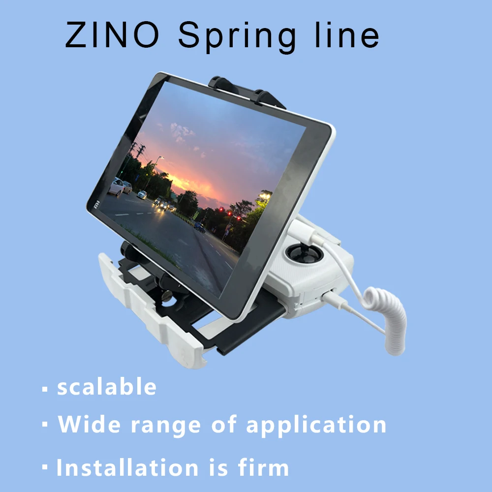 HUBSAN ZINO H117A remote control accessories tablet holder retractable spring data cable adapter -- Type C iphone USB
HUBSAN ZINO H117A remote control accessories tablet holder retractable spring data cable adapter -- Type C iphone USB