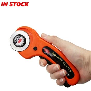 45mm Rotary Cutter Set Blades Fabric Circular Quilting Cutting Patchwork Leathercraft Sewing Tool Quilter Leather Cutter
45mm Rotary Cutter Set Blades Fabric Circular Quilting Cutting Patchwork Leathercraft Sewing Tool Quilter Leather Cutter