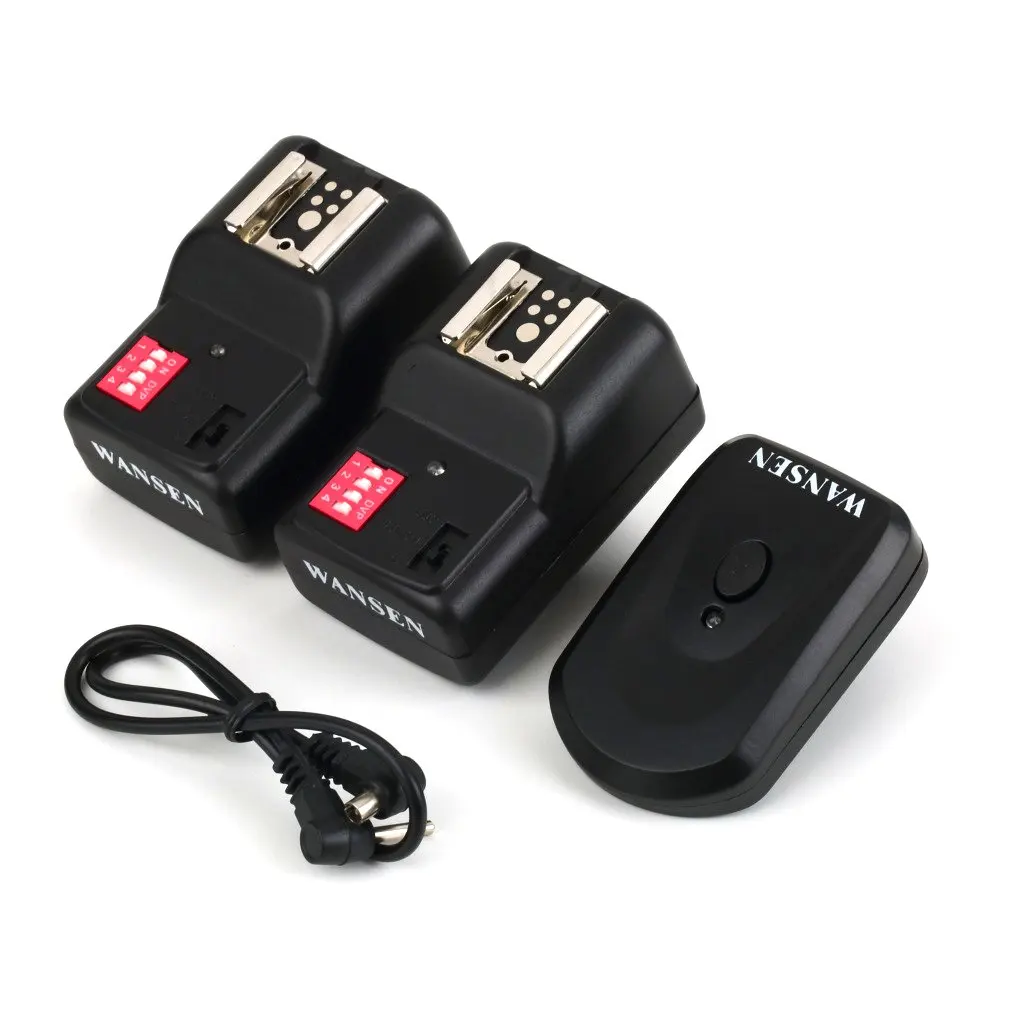 Wireless 4 Channels Practical Flash Trigger Transmitter with 2 Receivers Set for Nikon for Canon PT-16GY NIKON,CANON ZC954700
Wireless 4 Channels Practical Flash Trigger Transmitter with 2 Receivers Set for Nikon for Canon PT-16GY NIKON,CANON ZC954700