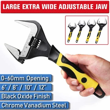 Universal Adjustable Wrench Torque Ratchets Spanner 6/8/10/12 Inch Non-slip Mini Nut Keys Hand Tool Repair Tool Maximum 43mm
Universal Adjustable Wrench Torque Ratchets Spanner 6/8/10/12 Inch Non-slip Mini Nut Keys Hand Tool Repair Tool Maximum 43mm