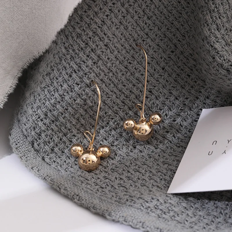 2020 New Arrival Cute Mouse Head Drop Earrings For Women Temperament Simple Gold Color Fashion Jewelry
2020 New Arrival Cute Mouse Head Drop Earrings For Women Temperament Simple Gold Color Fashion Jewelry