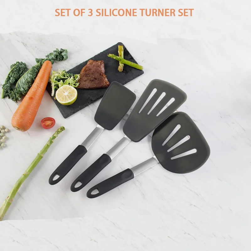 Baking Cookware Sets Stainless Steel Handle Silicone Kitchen Utensils Set Cooking Tools Heat Resistant Leaky Shovel Spatula Set
Baking Cookware Sets Stainless Steel Handle Silicone Kitchen Utensils Set Cooking Tools Heat Resistant Leaky Shovel Spatula Set