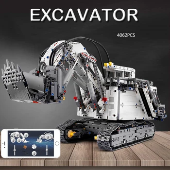 Mould King RC Technic series MOC-1874 Liebherrs R9800 Terex RH400 Mining Excavator Model Building Blocks Bricks 42100 toys 13130
Mould King RC Technic series MOC-1874 Liebherrs R9800 Terex RH400 Mining Excavator Model Building Blocks Bricks 42100 toys 13130