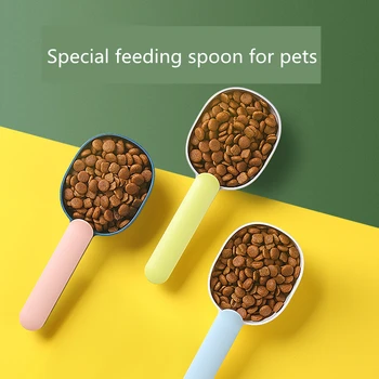 Pet Cat Dog Food Shovel Mutli-function Feeding Scoop Spoon with Sealing Bag Clip Creative Measuring Cup
Pet Cat Dog Food Shovel Mutli-function Feeding Scoop Spoon with Sealing Bag Clip Creative Measuring Cup