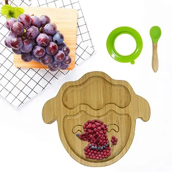 2 Grids Face Pattern Children's Bamboo Bowl with Suction Silicone Spoon Tableware Kits for Home Bread Fruits Dinner Plate #LR2
2 Grids Face Pattern Children's Bamboo Bowl with Suction Silicone Spoon Tableware Kits for Home Bread Fruits Dinner Plate #LR2