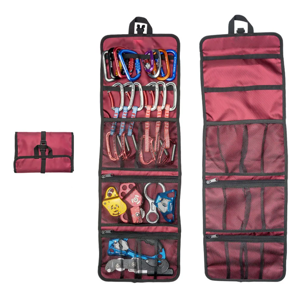 Climbing Quickdraw Hanging Storage Bag Outdoor Rock Climbing Equipment Storage Bag
Climbing Quickdraw Hanging Storage Bag Outdoor Rock Climbing Equipment Storage Bag