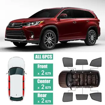 For Toyota Highlander 2015+ 6Pcs Windows Sunshade UV Ray Protector Mesh Block Privacy Visor
For Toyota Highlander 2015+ 6Pcs Windows Sunshade UV Ray Protector Mesh Block Privacy Visor