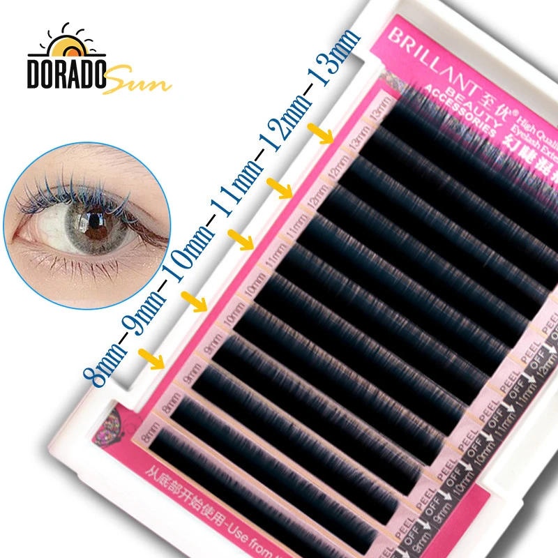 Doradosun Colorful False Eyelashes Extension 0.07 Mixing Length Grafting Blue Plant Fake Individual Eyelash Soft Faux Mink
Doradosun Colorful False Eyelashes Extension 0.07 Mixing Length Grafting Blue Plant Fake Individual Eyelash Soft Faux Mink