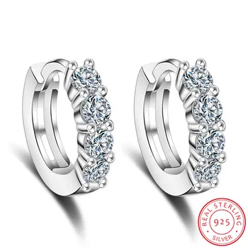 100% 925 Sterling Silver Dazzling CZ Crystal Circle Round Hoop Earrings for Women Sterling Silver Jewelry SCE351-1H
100% 925 Sterling Silver Dazzling CZ Crystal Circle Round Hoop Earrings for Women Sterling Silver Jewelry SCE351-1H