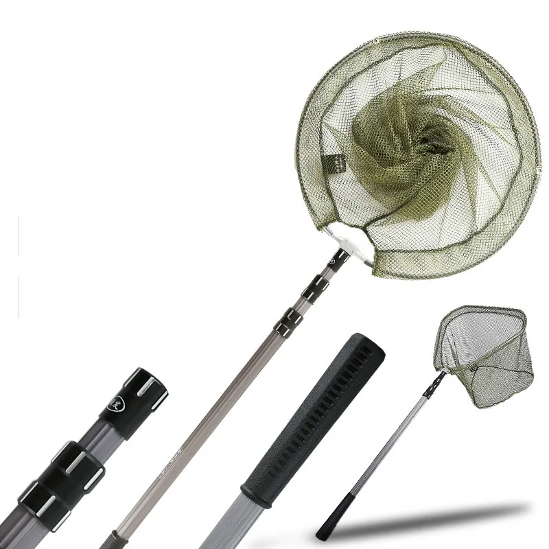 1.7m 2.1m 2.5m 3.0m Fishing Net Portable Folding Landing Nets Extendable Aluminium Pole Handle Casting Net Fishing Tackle Pesca
1.7m 2.1m 2.5m 3.0m Fishing Net Portable Folding Landing Nets Extendable Aluminium Pole Handle Casting Net Fishing Tackle Pesca