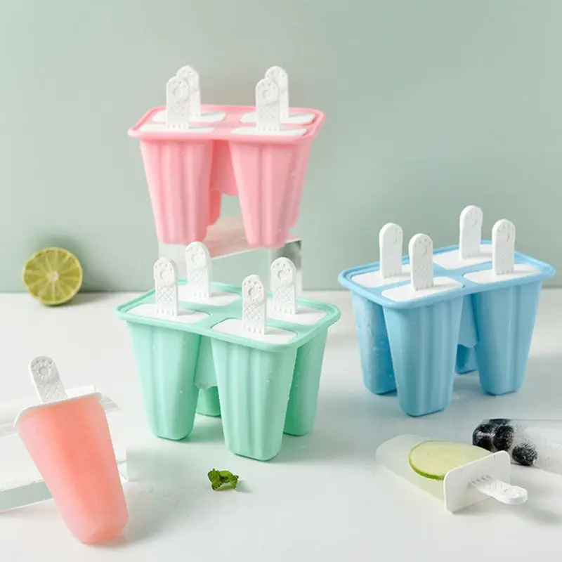 Popsicle Molds 4 Pieces Silicone Ice Molds Popsicle Mold Reusable Easy Release Ice Maker
Popsicle Molds 4 Pieces Silicone Ice Molds Popsicle Mold Reusable Easy Release Ice Maker