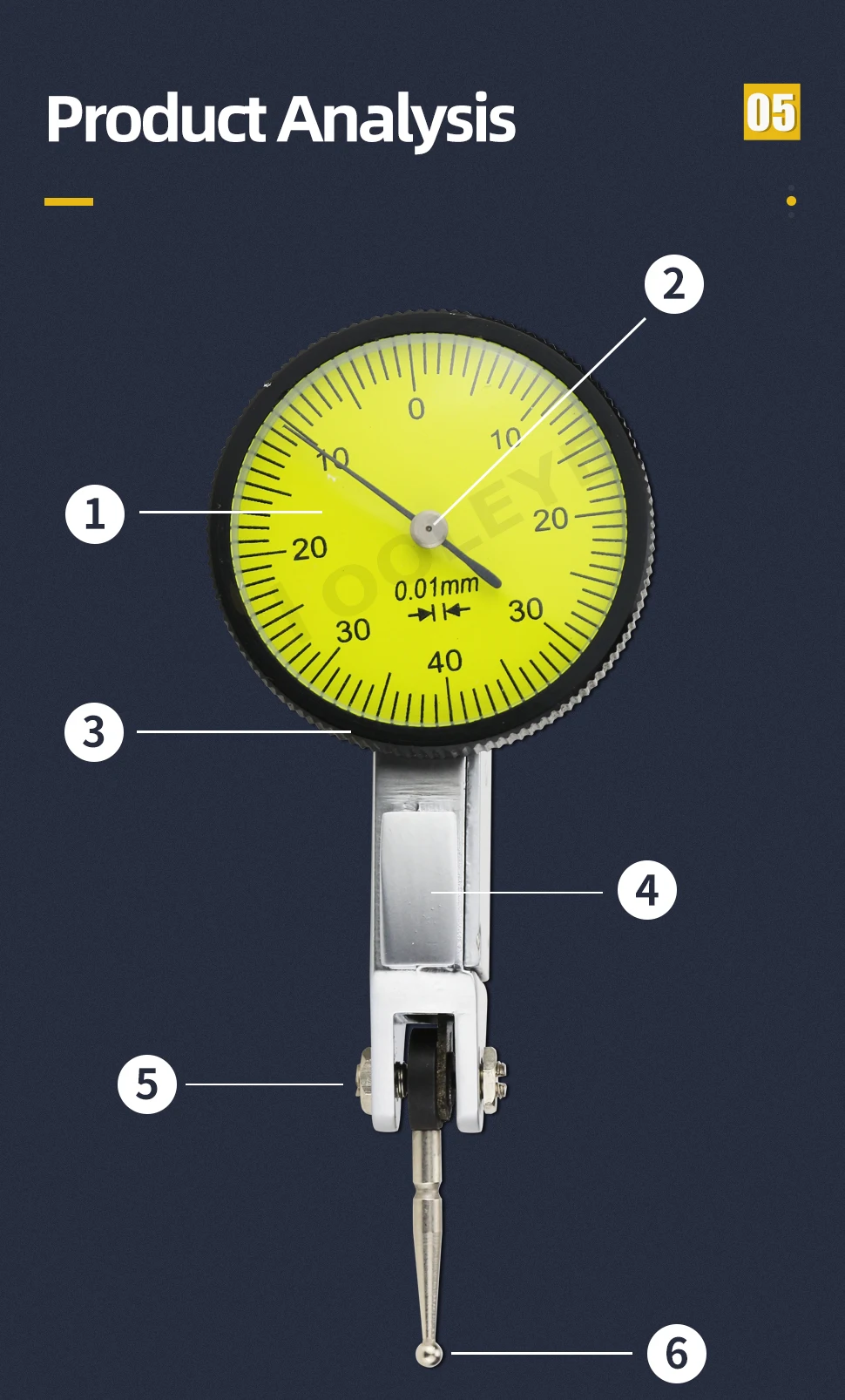 Shop Generic Lever Dial Indicator Holder Measuring Probes