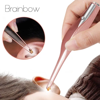 Brainbow LED Flashlight Ear Pick Clean Tweezers Tool Ear Nose Navel Stainless Steel Tweezers Earwax Removal Ear Hygiene Care
Brainbow LED Flashlight Ear Pick Clean Tweezers Tool Ear Nose Navel Stainless Steel Tweezers Earwax Removal Ear Hygiene Care